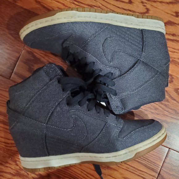 Rare Nike Dunk Sky High Denim - Picture 2 of 2